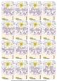 White Floral Matching Floral Perfume Mixed Sentiment Cards