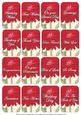 Red Dahlia Matching Floral Perfume Mixed Sentiment Cards