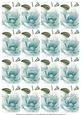 Teal Magnolia Matching Floral Perfume Mix Sentiment Cards