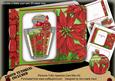 Christmas Poinsettia Perfume 7x5inch Aperture Card Mini Kit