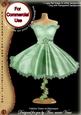 Olive Rose Fashion Dress on Mannequin for Cu
