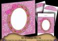 Cerise Flake Candle 8in Envelope Mini Kit