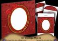 Red Holly Bells 8in Envelope Mini Kit
