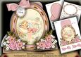 New Baby Girl Special Large Oval Card Mini Kit