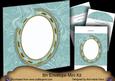 Teal Lovebirds 8in Envelope Mini Kit