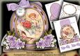 Shoe Fairy Lilac Special Large Oval Card Mini Kit