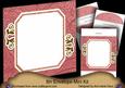 Oriental Pink Peony Emerald 8in Envelope Mini Kit