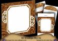 Oriental Snow Birds Emerald 8in Envelope Mini Kit