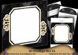 Oriental Ladies Black Emerald 8in Envelope Mini Kit