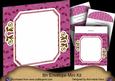 Pink Poinsettia Emerald 8in Envelope Mini Kit
