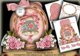 Pink Wedding Bell Special Large Oval Card Mini Kit