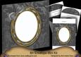 Black Tulips Special Oval 8in Envelope Mini Kit