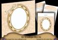 Peach Roses Special Oval 8in Envelope Mini Kit
