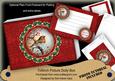 Red Robin Christmas Ddoily 7x5in Presentation Box m Kit