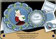 Winter Lady Christmas Double Doily Card Mini Kit