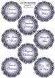 Choirboy Lace Doily Christmas Sentiment Sheet