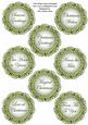 Feed Reindeer Lace Doily Christmas Sentiment Sheet