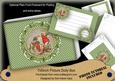 Feed Reindeer Christmas Doily 7x5in Presentation Box m Kit