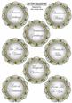 Ice Church Lace Doily Christmas Sentiment Sheet