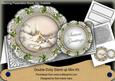 Ice Church Christmas Double Doily Card Mini Kit