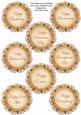 Peach Bouquet2 Doily Happy Everything! Mix Sentiment Sheet
