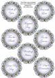 Blue Bouquet4 Doily Wedding Mix Sentiment Sheet