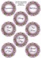 Lilac Bouquet Doily General Mix Sentiment Sheet