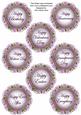 Lilac Bouquet Doily Happy Everything! Mix Sentiment Sheet