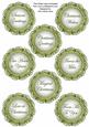 Nativity1 Lace Doily Christmas Sentiment Sheet