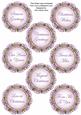 Postbox Lace Doily Christmas Sentiment Sheet