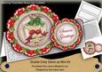 Lovebirds Christmas Double Doily Card Mini Kit