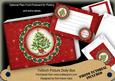 Tree Red Christmas Ddoily 7x5in Presentation Box Mini Kit