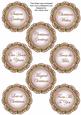 Pray Girl 1 Doily Christmas Sentiment Sheet