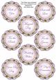 Lilac Fmk Dotty Doily Wedding Mix Sentiment Sheet