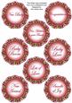 Hot Pink Fmk Dotty Doily Baby Mix Sentiment Sheet