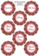 Hot Pink Fmk Dotty Doily General Mix Sentiment Sheet