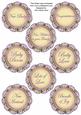 Lavender Fairy Doily New Baby Mix Sentiment Sheet
