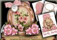 Pink Blossom Special Large Oval Card Mini Kit