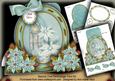Poinsettia Window Special Large Oval Card Mini Kit