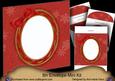 Floral Candlestick Special Oval 8in Envelope Mini Kit