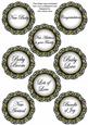 Black Fmk Dotty Doily Baby Mix Sentiment Sheet