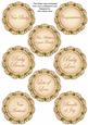 Peach Fmk Dotty Doily Baby Mix Sentiment Sheet