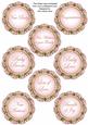 Pink Fmk Dotty Doily Baby Mix Sentiment Sheet