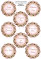 Pink Fmk Dotty Doily Birthday Mix Sentiment Sheet