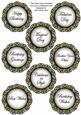 Black Fmk Dotty Doily Birthday Mix Sentiment Sheet
