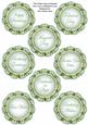 Mint Fmk Dotty Doily Birthday Mix Sentiment Sheet
