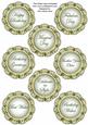 Olive Fmk Dotty Doily Birthday Mix Sentiment Sheet