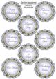Blue Fmk Dotty Doily Birthday Mix Sentiment Sheet