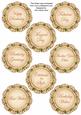 Peach Fmk Dotty Doily Birthday Mix Sentiment Sheet
