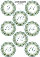 Dteal Fmk Dotty Doily Numbers 9 to 16 Topper Sheet